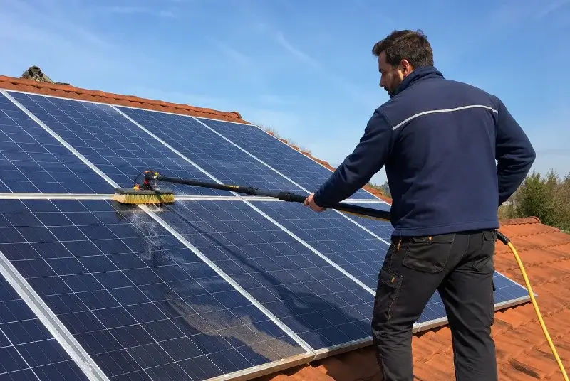 Nettoyage et entretien de panneaux solaires à Cuincy